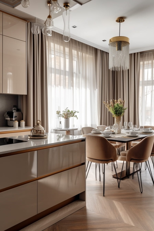 LATTE ZASŁONA NA WYMIAR AMOR BASIC 4303