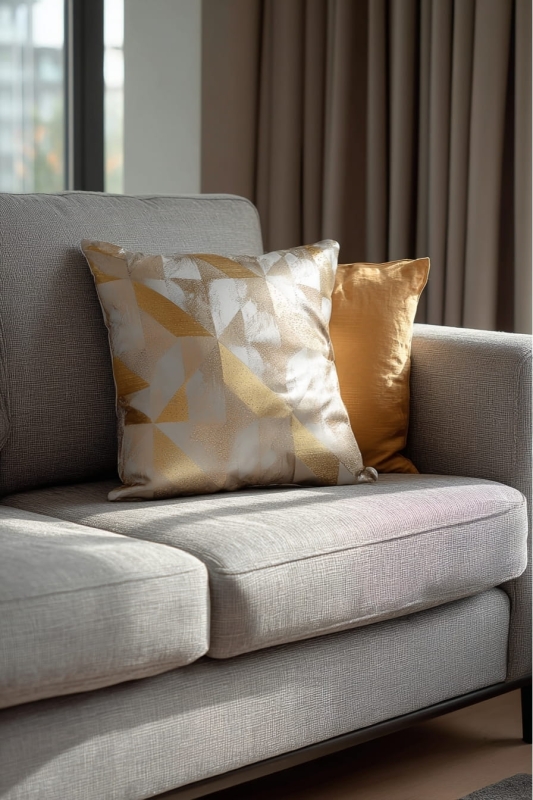 GRANDE KREMOWA PODUSZKA 45X45