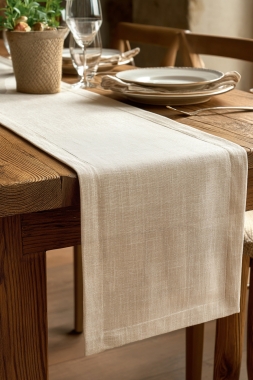 KREMOWY BIEŻNIK 40 CM NATURAL 20 NA WYMIAR