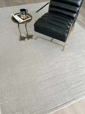 WEŁNIANY DYWAN NOBLE SHIFT HOUSE LOVES - SZARY